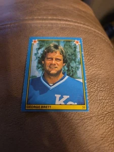 George Brett 1983 Fleer Baseball Album Sticker Sticker #98 - Bild 1 von 2