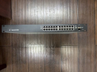 Ubiquiti Networks EdgeSwitch (ES-24-250W) 24 Port Rack Mountable Ethernet - Image 1 of 4