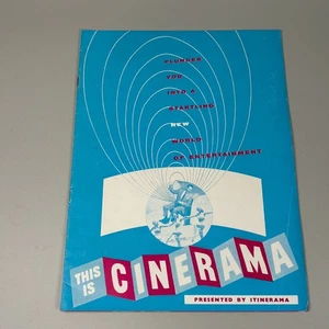 VINTAGE ORIGINAL MOVIE PROMOTIONAL BROCHURE THIS IS CINERAMA - Picture 1 of 13