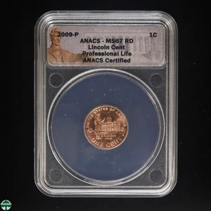 2009-P Lincoln Professional Bicentennial Cent ANACS MS67 RD Inaugural Edition - Picture 1 of 4