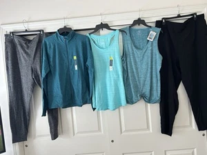 Lot Women’s Active Separates ALL NWT! Tek gear, Reebok Etc. Sz XL-XXL Rtl$120+ - Picture 1 of 21