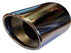 RenaultClio 110X180MM ROUND EXHAUST TIP TAIL PIPE PIECE STAINLESS STEEL WELD ON