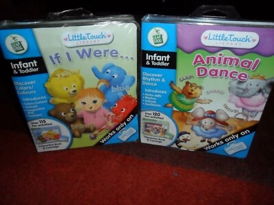 Leap Frog little touch lot of 2 books and cartridges infant & toddler   - Image 1 of 4
