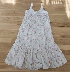 Vintage Victoria’s Secret M Floral Nightgown Dress Country Cottage Cotton New! - Picture 1 of 8