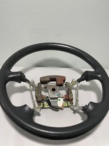 2001-2002 Nissan Quest 4 spoke Gray Rubber Steering Wheel - Foto 1 di 8