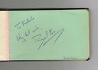 Basil Moss   Hand Signed Album Page 1964 James Bond You Only Live Twice
