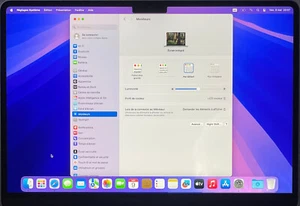 Écran Apple MacBook Air M2 2022 A2681 Gris Sidéral (LCD endommagé, webcam HS) - Afbeelding 1 van 7