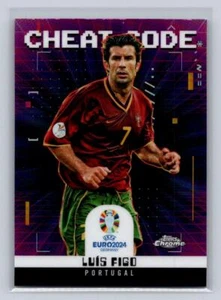 2024 Topps Cromo UEFA Euro #CC-8 Luis Figo -Código de trucos-Portugal - Imagen 1 de 2
