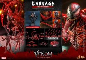 Figura de acción Hot Toys MMS620 Venom 2 1/6 Carnage modelo de juguete versión de lujo - Imagen 1 de 8