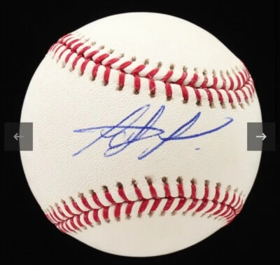 FERNANDO TATIS, JR 2019 SIGNED OML BASEBALL SAN DIEGO(ROOKIE DEBUT AUTOGRAPH)COA - Image 1 of 4
