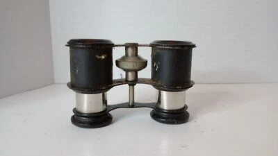 Vintage Metal Opera Glasses Antique Japan Japanese Theater Old Binoculars - Image 1 of 4