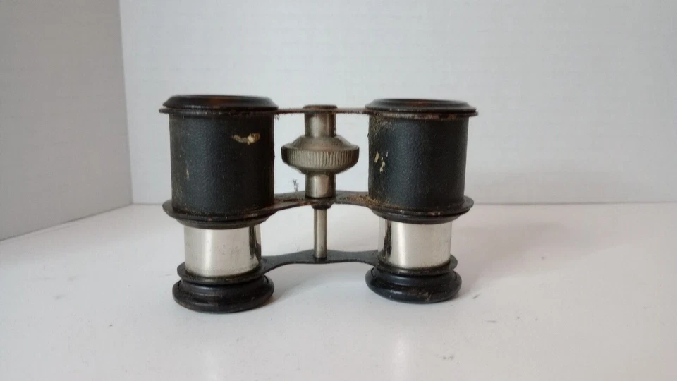 Vintage Metal Opera Glasses Antique Japan Japanese Theater Old Binoculars - Image 1 of 4