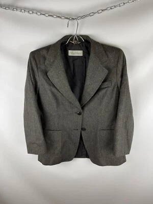 Max Mara wool angora 2 button blazer jacket womens - Image 1 of 4