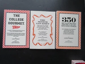 3 NEUE Kochbücher von Albert Herbert: Senior & College Gourmet & 350 Rezepte - Bild 1 von 6