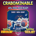 ✨ SHINY ✨ 6IV • Crabominable • Inteleon Tera Raid • Pokemon Scarlet & Violet
