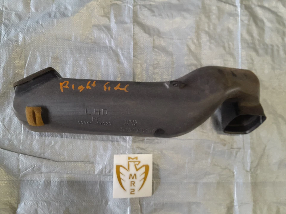 1991-1993  TOYOTA MR2 DASH DASHBOARD RIGHT AC HEAV VENT TUBE PIPE HVAC SW20 Foto 1 de 1