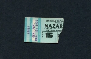 Nazareth & Thin Lizzy 1979 Concert Ticket Stub Dayton, Ohio, Black Rose Tour - Picture 1 of 1