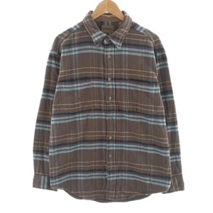 90'S St. John's Bay Vintage Long Sleeve Flannel Check Shirt, Men's Size L /e... - Picture 1 of 4
