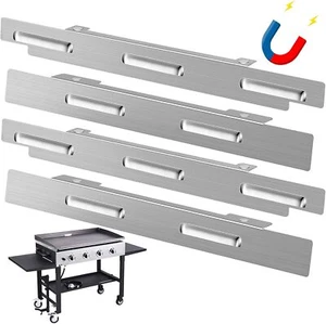 4pcs Stainless Steel Wind Guards for 36” Blackstone Griddle - Magnetic Screens - Picture 1 of 6