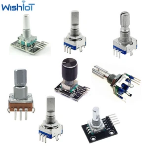 5PCS EC11 KY-040 Digital Push Button Switch Rotary Encoder Push Switch 10-20mm - Picture 1 of 11