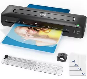 A3 5 in 1 Photo Laminator Thermal and Cold Laminating Machine with P... - Picture 1 of 8