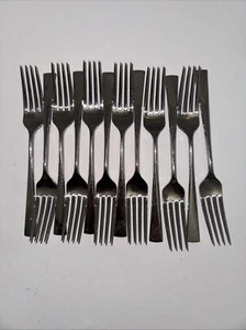 12 Mikasa Lucia Tafelgabeln 8" Edelstahl Besteck Silberbesteck 18/10 - Bild 1 von 3