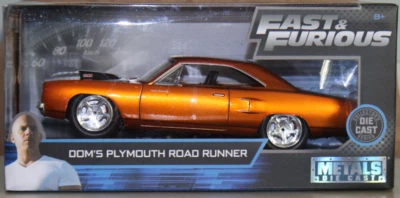 Jada escala 1:24. Modelos Fast & Furious. Dom's Plymouth Road Runner. M/B Foto 1 de 4