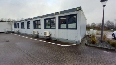 Bürocontainer- Anlage  18,5 x 6m, GEG, Klima,  hochwertig, Modulraumcontainer  - Bild 1 von 4