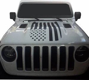 ADESIVI COMPATIBILI COFANO JEEP WRANGLER BANDIERA USA - Imagen 1 de 1