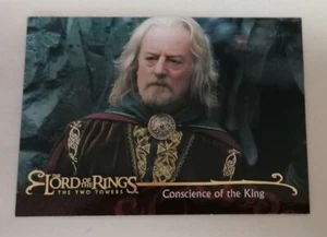 CCG - JRR Tolkien LOTR The Two Towers Topps Conscience Of The King Card No #155 - Picture 1 of 1