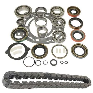 1987-94 Jeep NP231J Transfer Case Rebuild Kit Bearings Gasket Seal Borg 1" Chain - Picture 1 of 3