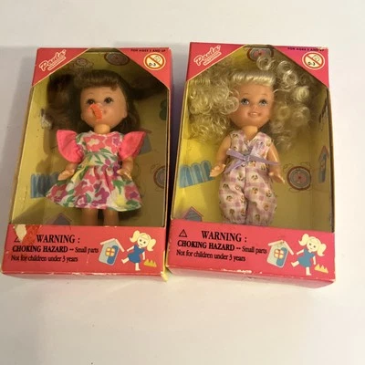 Dos (2) MUÑECAS PAULA COLLECTION 4" *NUEVAS* EN CAJAS Foto 1 de 2