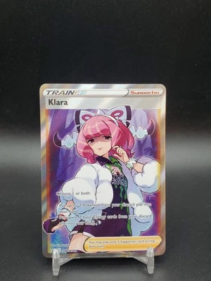 Klara SWSH302 Black Star Promo Full Art NM Pokemon Card - Image 1 of 2