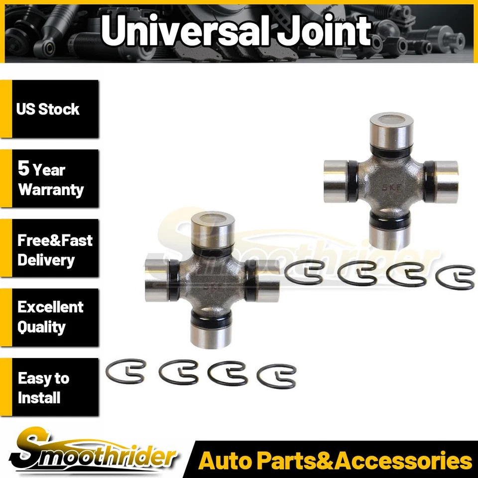 2X Front Rear U-Joints SKF For For Chevrolet Bel Air 1955 1956 1957 1958 1959 - Image 1 of 3