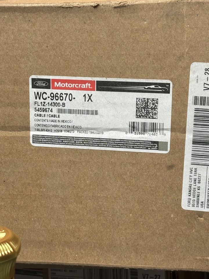 New Motorcraft Starter Cable WC-96670  FL1Z-14300-B - Image 1 of 1