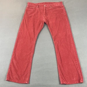 Levis Pants Mens 38x30 Red Straight Leg Corduroy Jeans Classic - Picture 1 of 11