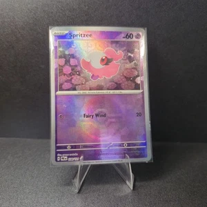 Spritzee Pokeball Holo 038/131 - NM Prismatic Evolutions Pokemon - Picture 1 of 2
