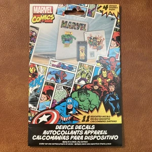 Marvel Comics Device Decals - 11 Assorted Stickers - 4 Sheets - Picture 1 of 3