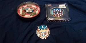 Marvel Captain America Pins: 5-Pin Set, Jumbo und Spinning XL - Funko, Loungefly - Bild 1 von 1