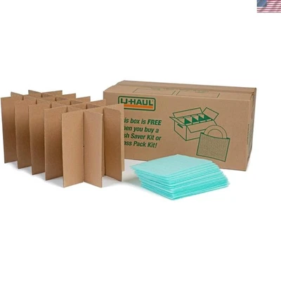 Glass Packing Kit Glassware Protection Foam Cell Divider Box Storage Pack of 2 - Image 1 of 4