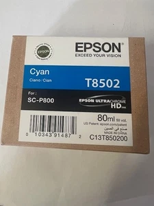EPSON Cyan T8502 Epson Ultra Chrome HD Tinte NEU - Bild 1 von 2