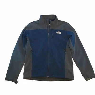 The North Face Apex Bionic Jacket, Men’s S, Navy Brown Soft Shell Fleece - Image 1 of 4