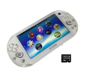 PS VITA Slim Glacier White Weiß ✭ sehr gut ! ✭ Playstation Japan PCH-2000 - Bild 1 von 10