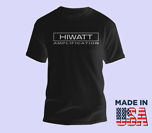 Hiwatt Amplifiers Logo T Shirt SIZE S-5XL MADE IN USA
