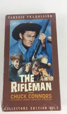 The Rifleman Collectors Edition Chuck Connors Western Movie VCR VHS Tape Vol 2 - Image 1 of 4