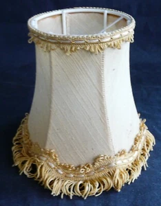 Abat-jour à clip tissu 11,5 cm – Vintage – Élégance rétro -REF 698 - Imagen 1 de 3
