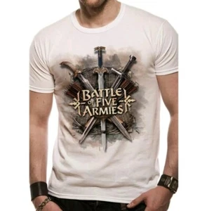 THE HOBBIT T-SHIRT BATTLE OF THE FIVE ARMIES EXTRA LARGE T SHIRT - Picture 1 of 1