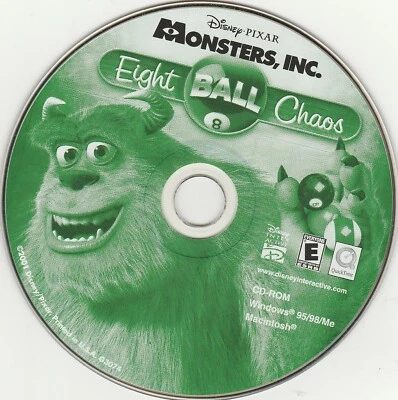 Monsters, Inc. Eight Ball Chaos by Disney Pixar for Windows 95/98/Me & Macintosh - Image 1 of 2