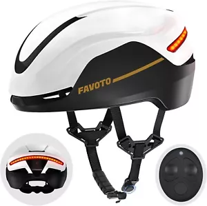 Smart Bike Helmet LED Turn Signals Visor Certified USB Rechargeable Large - NIB - Picture 1 of 8