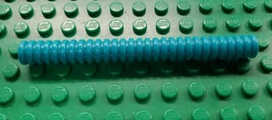 Lego Part 78c09 Tubo flessibile a coste 7 mm D. 9L / 7,2 cm turchese scuro - Foto 1 di 2